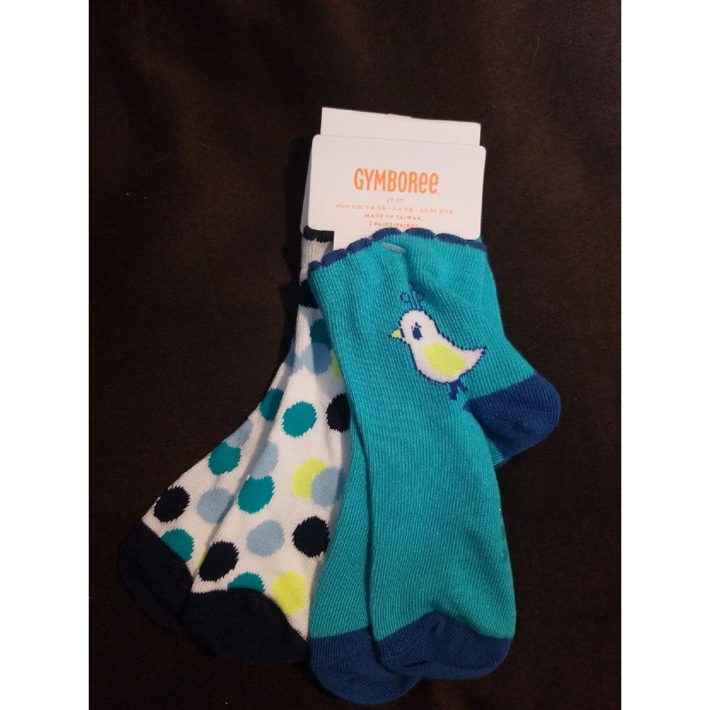 Gymboree happy bluebird 2t 3t socks nwt